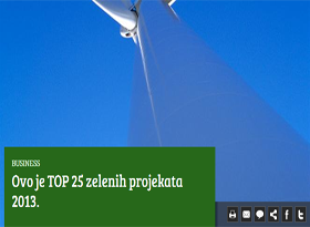 Ovo je TOP 25 zelenih projekata 2013.